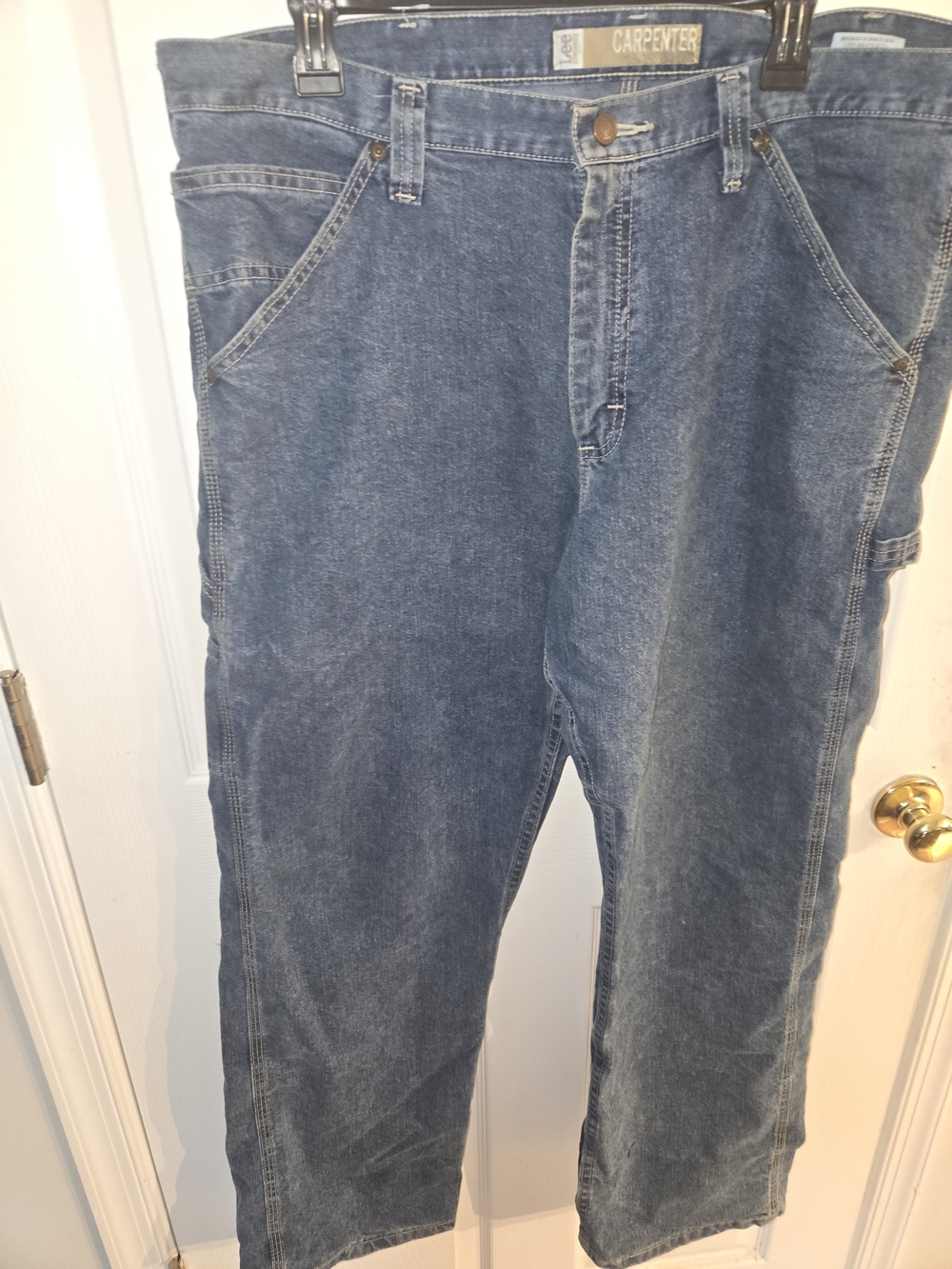 Lee Men's 38w X 30 L Blue Denim Jeans - Picture 2 of 8